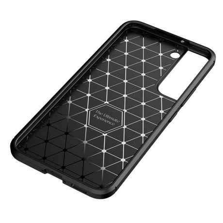 Husa de protectie Techsuit CarbonFiber compatibil cu Samsung Galaxy S22 5G, Negru