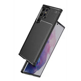 Husa de protectie Techsuit CarbonFiber compatibil cu Samsung Galaxy S22 Ultra 5G, Negru