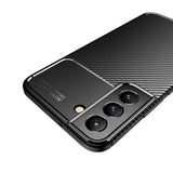 Husa de protectie Techsuit CarbonFiber compatibil cu Samsung Galaxy S21 FE 5G, Negru
