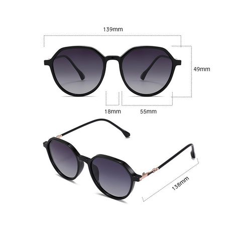 Ochelari de Soare Techsuit Polarised PC (2203), Metal, Maro