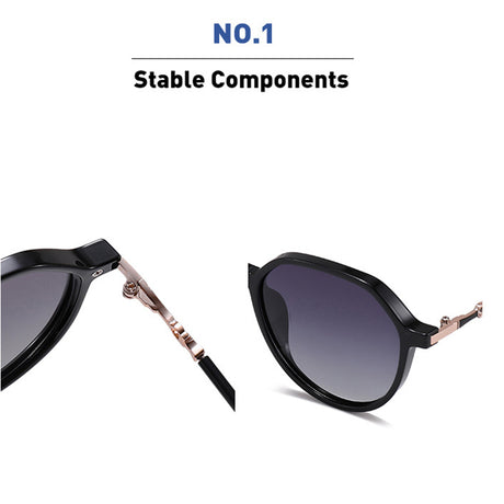 Ochelari de Soare Techsuit (2203), Metal, Polarizati, Roz