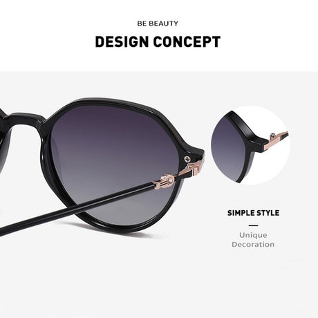Ochelari de Soare Techsuit (2203), Metal, Polarizati, Roz