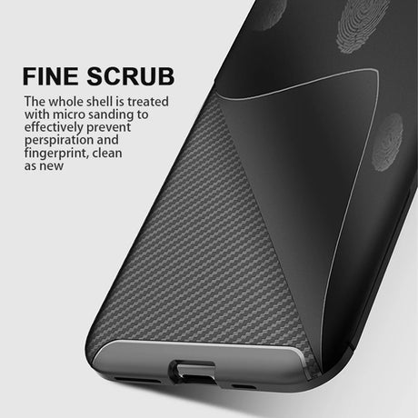 Husă Techsuit CarbonFiber neagră pentru Samsung Galaxy S21 Ultra 5G