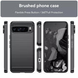 Husa de protectie Techsuit Carbon Silicone compatibil cu Google Pixel 9 Pro XL, Albastru