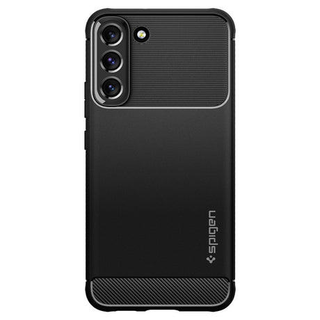 Husa de protectie Spigen Rugged Armor (ACS03986) compatibil cu Samsung Galaxy S22, Negru