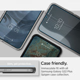 Folie de protectie Spigen (set de 2) Neo Flex (AFL04137) compatibil cu Samsung Galaxy S22 Ultra, Transparent