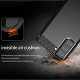 Husa de protectie Techsuit Carbon Silicone compatibil cu Samsung Galaxy S20 FE / S20 FE 5G, Albastru