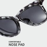 Techsuit Sunglasses Polarised PC (OD8155-C3), UV Protection, Maro / Black