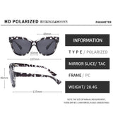 Techsuit Sunglasses Polarised PC (OD8155-C3), UV Protection, Maro / Black