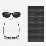 Techsuit Sunglasses Polarised TR90 (MM108), UV Protection, Matte Gray