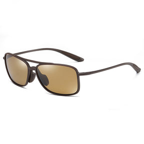 Techsuit Sunglasses Polarised TR90 (MM99), UV Protection, Matte Brown