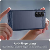 Husa de protectie Techsuit Carbon Silicone compatibil cu Samsung Galaxy A55 5G, Albastru