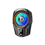 Accesoriu gaming Techsuit Phone Cooler (SL16), with Gear Button, Temperature Display, Silicone Clamping Arm, Two Speeds, Universal, Negru