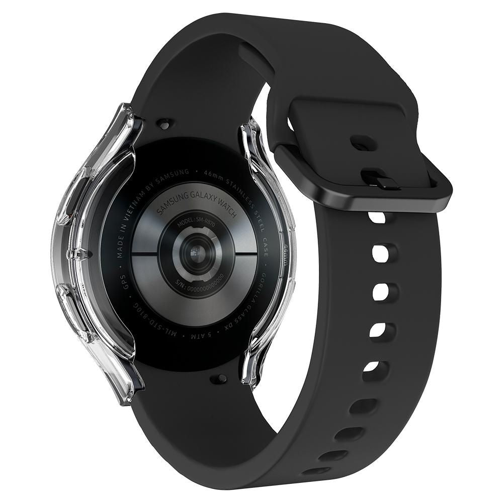 Accesoriu smartwatch Spigen Ultra Hybrid compatibil cu Samsung Galaxy Watch 4 / 5 (44mm), Crystal Clear