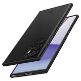 Husa de protectie Spigen Thin Fit (ACS03911) compatibil cu Samsung Galaxy S22 Ultra, Negru