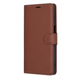 Husa de protectie Techsuit Leather Folio compatibil cu Motorola Moto G14, Maro