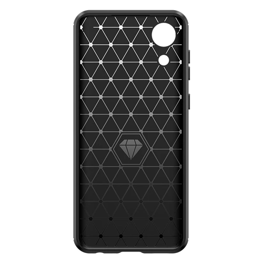 Husa de protectie Techsuit Carbon Silicone compatibil cu Samsung Galaxy A03 Core, Negru