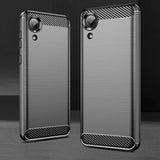 Husa de protectie Techsuit Carbon Silicone compatibil cu Samsung Galaxy A03 Core, Negru