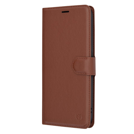 Husa de protectie Techsuit Leather Folio compatibil cu Nothing Phone (2a) / (2a) Plus, Maro