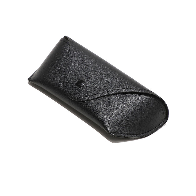 Techsuit Glasses Case (ETPU1), Eco Leather, 167 x 70 x 40mm, Negru