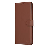 Husa de protectie Techsuit Leather Folio compatibil cu OnePlus 12R, Maro