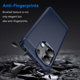 Husa de protectie Techsuit Carbon Silicone compatibil cu Xiaomi Redmi Note 13 4G, Albastru