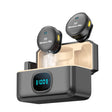 Casti Techsuit (set de 2) Lavalier Wireless (LW5), with Receiver, Lightning, Noise Reduction 2.0, Digital Display, Negru