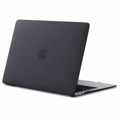 Husa de protectie MacBook Techsuit UltraShell compatibil cu MacBook Air 13" 2020, Negru Mat
