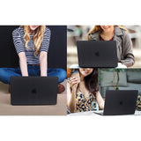 Husa de protectie MacBook Techsuit UltraShell compatibil cu MacBook Air 15" (2023 / 2024 / 2025 / 2026), Negru Mat