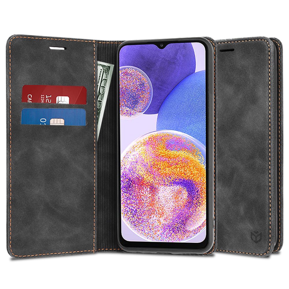 Husa de protectie Techsuit Confy compatibil cu Samsung Galaxy A23 4G / A23 5G, Negru