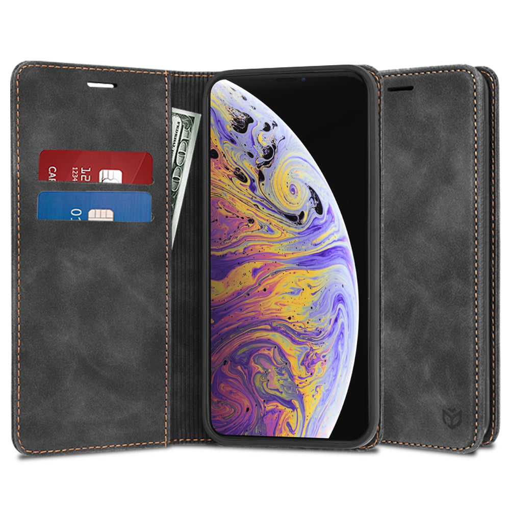 Husa de protectie Techsuit Confy Cover compatibil cu iPhone XS Max, Negru