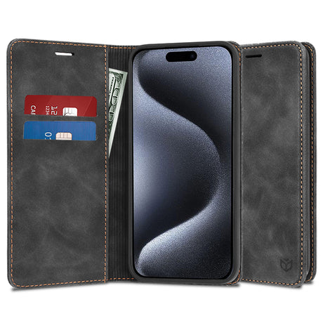 Husa de protectie Techsuit Confy compatibil cu iPhone 15 Pro, Negru