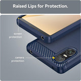 Husa de protectie Techsuit Carbon Silicone compatibil cu Sony Xperia 10 VI, Negru