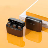 Casti Techsuit (set de 2) Lavalier Wireless (LW4), Receiver, Lightning, Noise Reduction, Omnidirectional, Plug and Play, Negru