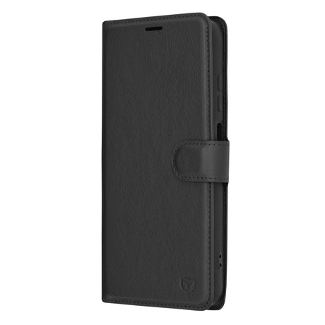 Husa de protectie Techsuit Leather Folio compatibil cu Samsung Galaxy A05s, Negru