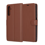 Husa de protectie Techsuit Leather Folio compatibil cu Samsung Galaxy A05s, Maro