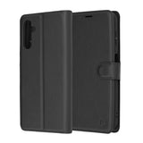 Husa de protectie Techsuit Leather Folio compatibil cu Samsung Galaxy A14 4G / A14 5G, Negru