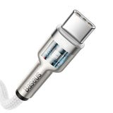 Cablu Baseus Cafule Series Metal (CATJK-C02), Type-C to Type-C, Super Fast Charge, 100W, 480Mbps, 20V, 5A, 1m, Alb