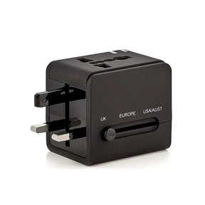 Incarcator Techsuit Travel Adapter (HHT148), PD20W, QC, USB, Type-C, EU, UK, AUS, US, Negru