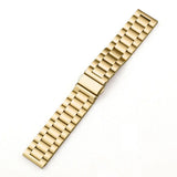 Curea smartwatch Techsuit Watchband 18mm (W010) compatibil cu Huawei Watch GT 4 (41mm)/W1/Honor Watch S1/Garmin Venu 2S/Vivoactive 4S, Auriu