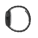 Curea smartwatch Techsuit Watchband 18mm (W010) compatibil cu Huawei Watch GT 4 (41mm)/W1/Honor Watch S1/Garmin Venu 2S/Vivoactive 4S, Argintiu