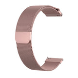 Curea smartwatch Techsuit Watchband 18mm (W009) compatibil cu Huawei Watch GT 4 (41mm)/W1/Honor Watch S1/Garmin Venu 2S/Vivoactive 4S, Roz