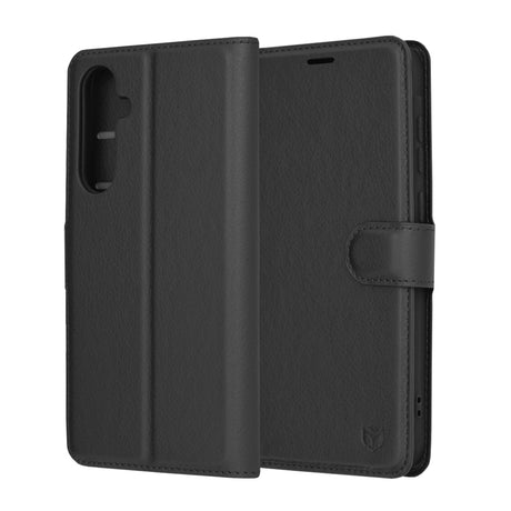 Husa de protectie Techsuit Leather Folio compatibil cu Samsung Galaxy A35 5G, Negru