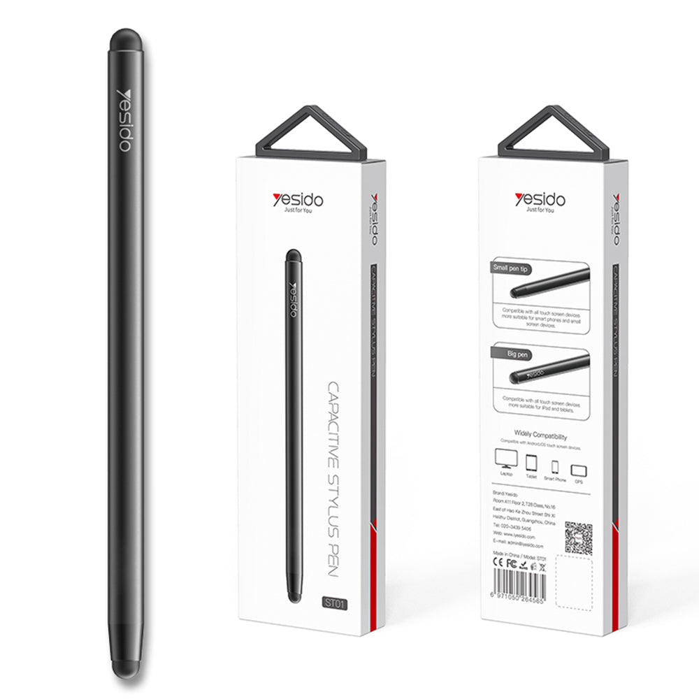 Stylus Pen Yesido (ST01), Aluminiu, Negru
