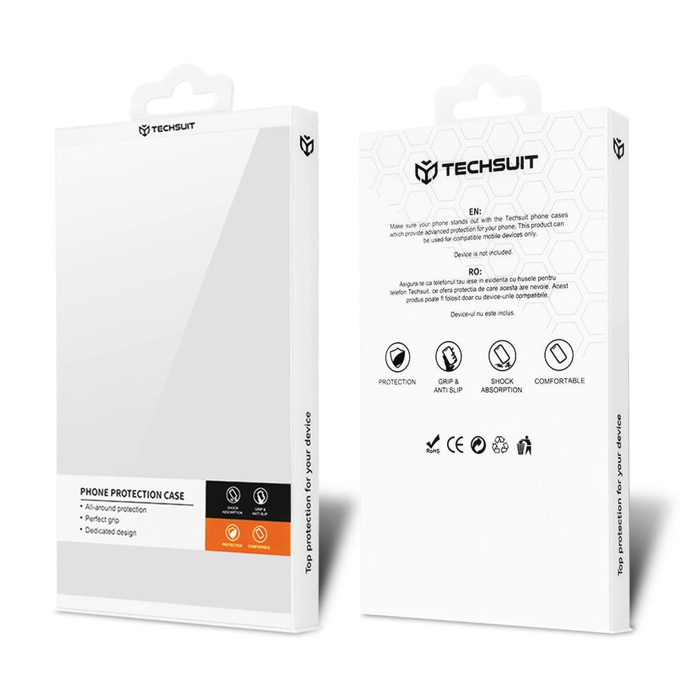 Husa de protectie Techsuit Luxury Crystal MagSafe compatibil cu Samsung Galaxy S23, Roșu
