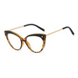 Techsuit Anti-Blue Light Glasses Reflex TR90 (F93308), Cat Eye, Leopard