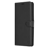 Husa de protectie Techsuit Leather Folio compatibil cu Samsung Galaxy S24 Ultra, Negru