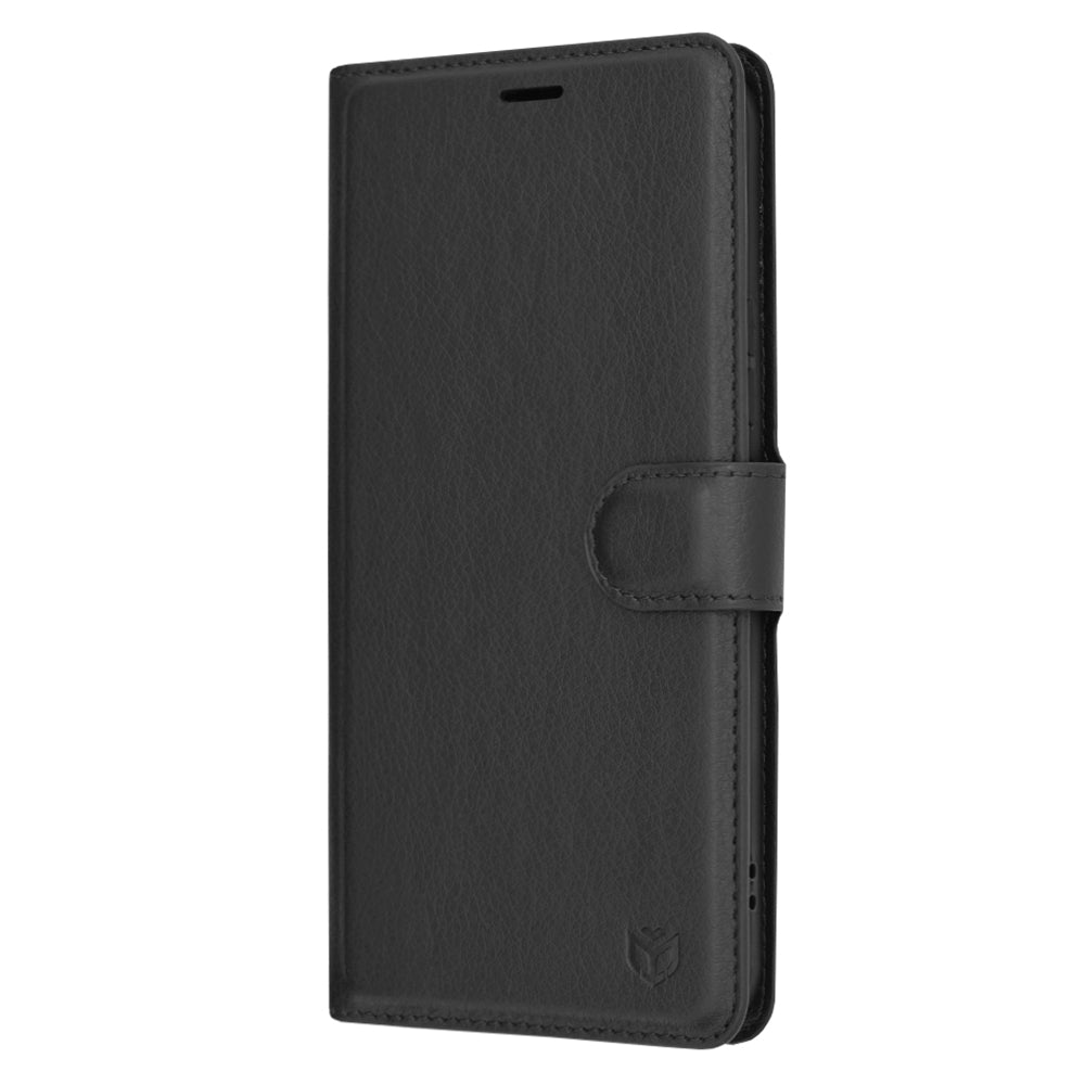 Husa de protectie Techsuit Leather Folio compatibil cu Samsung Galaxy A54, Negru