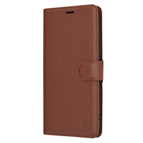 Husă de protecție Techsuit Leather Folio pentru Samsung Galaxy A54, maro