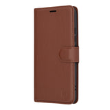Husa de protectie Techsuit Leather Folio compatibil cu Xiaomi 14, Maro